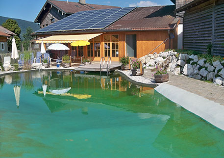 Schwimmteich Andrebauernhof Inzell